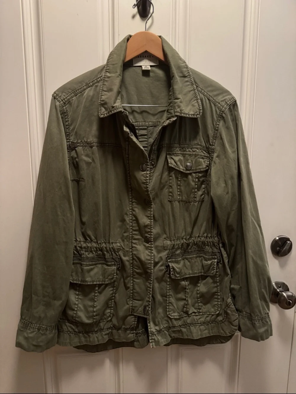 Marrakech Olive Utility Jacket with Waist Drawcord - Picture 1 of 3